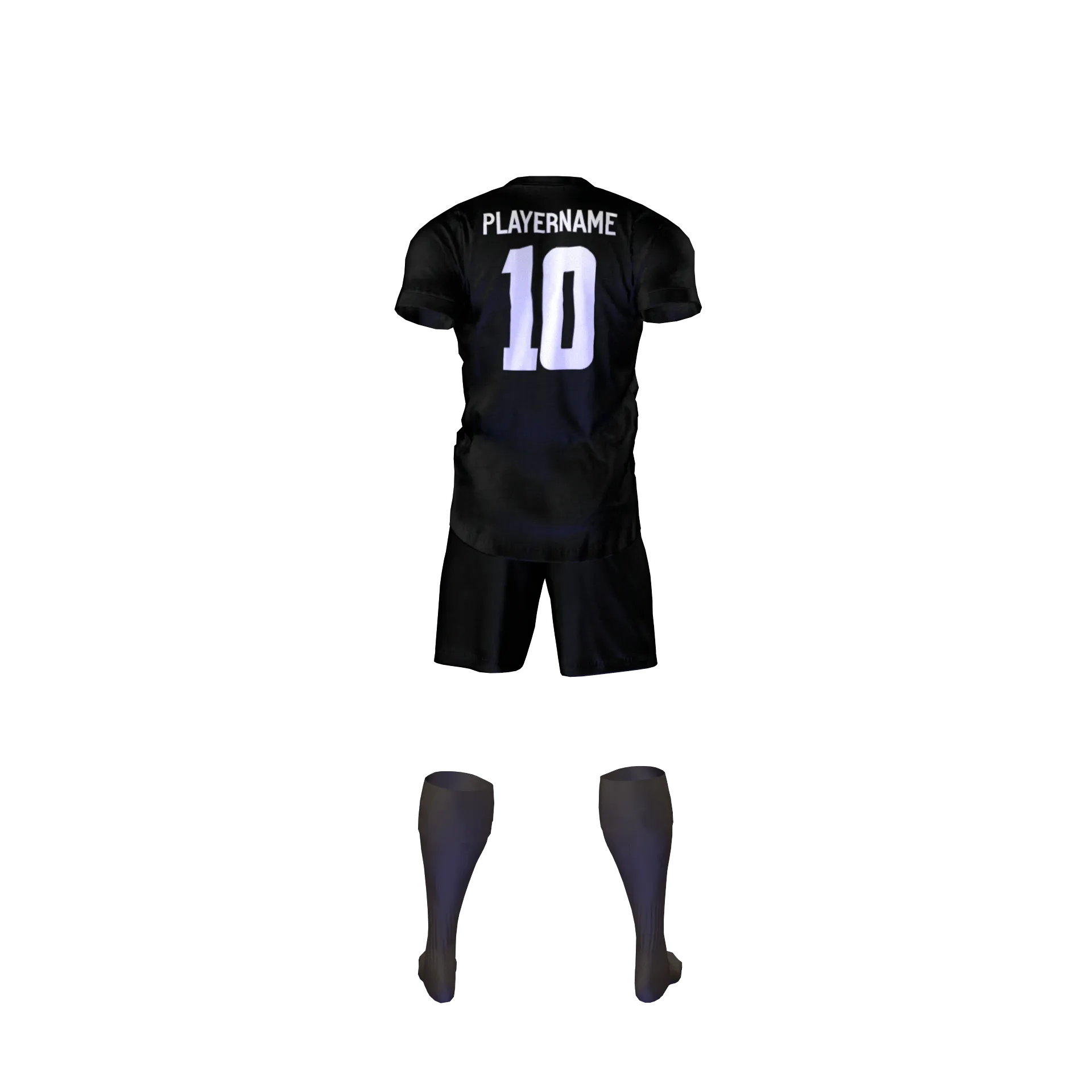 Boys Black Kit (With Name)