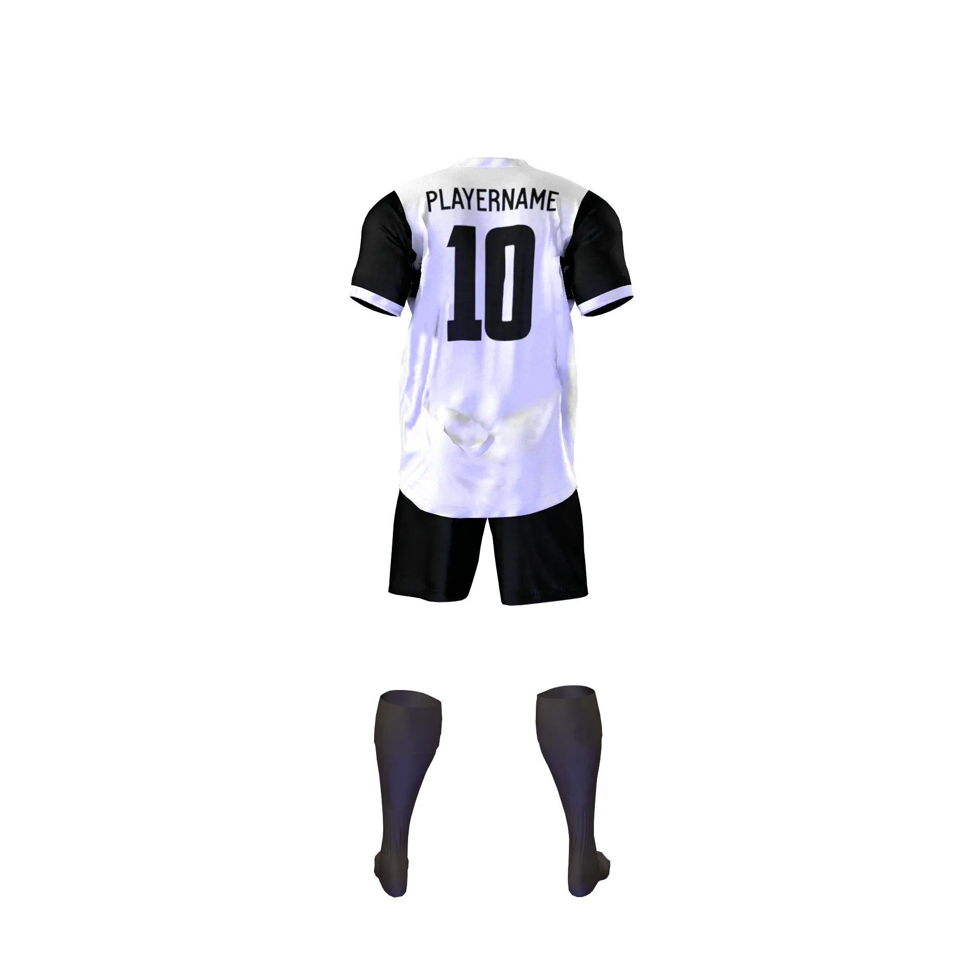 Boys White Kit (With Name)