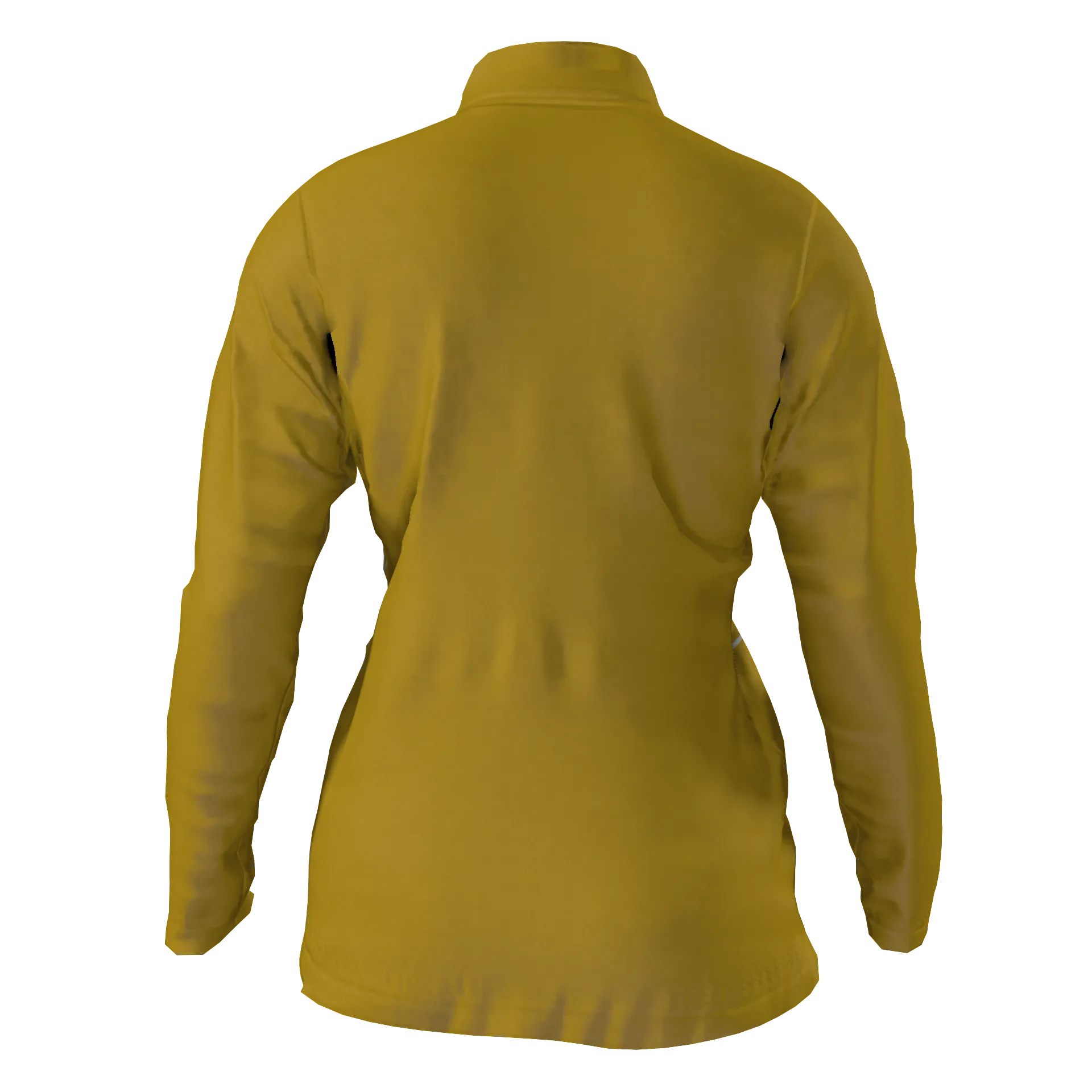 Womens Gold 1/4 Zip Jacket