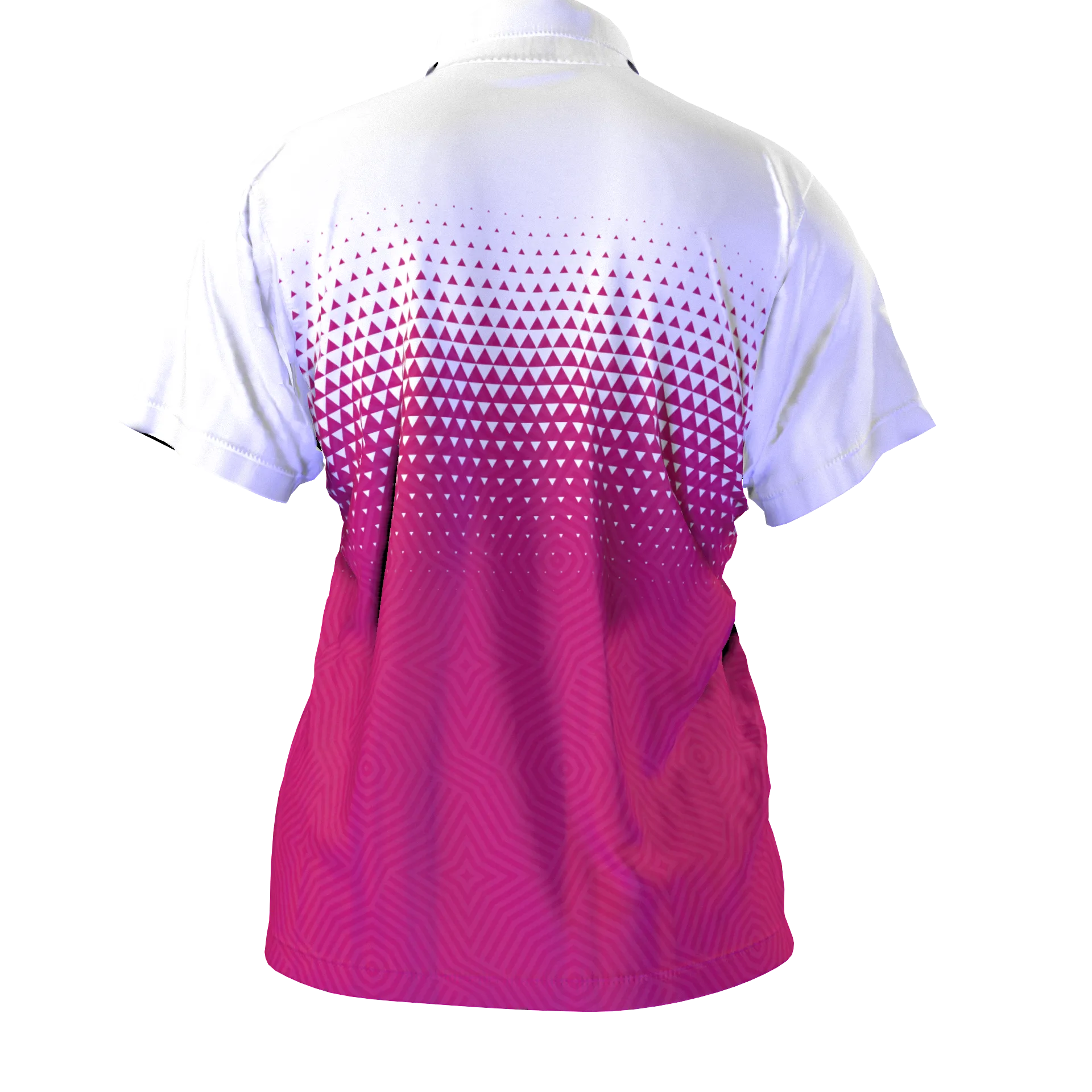 Womans Pink/White Polo