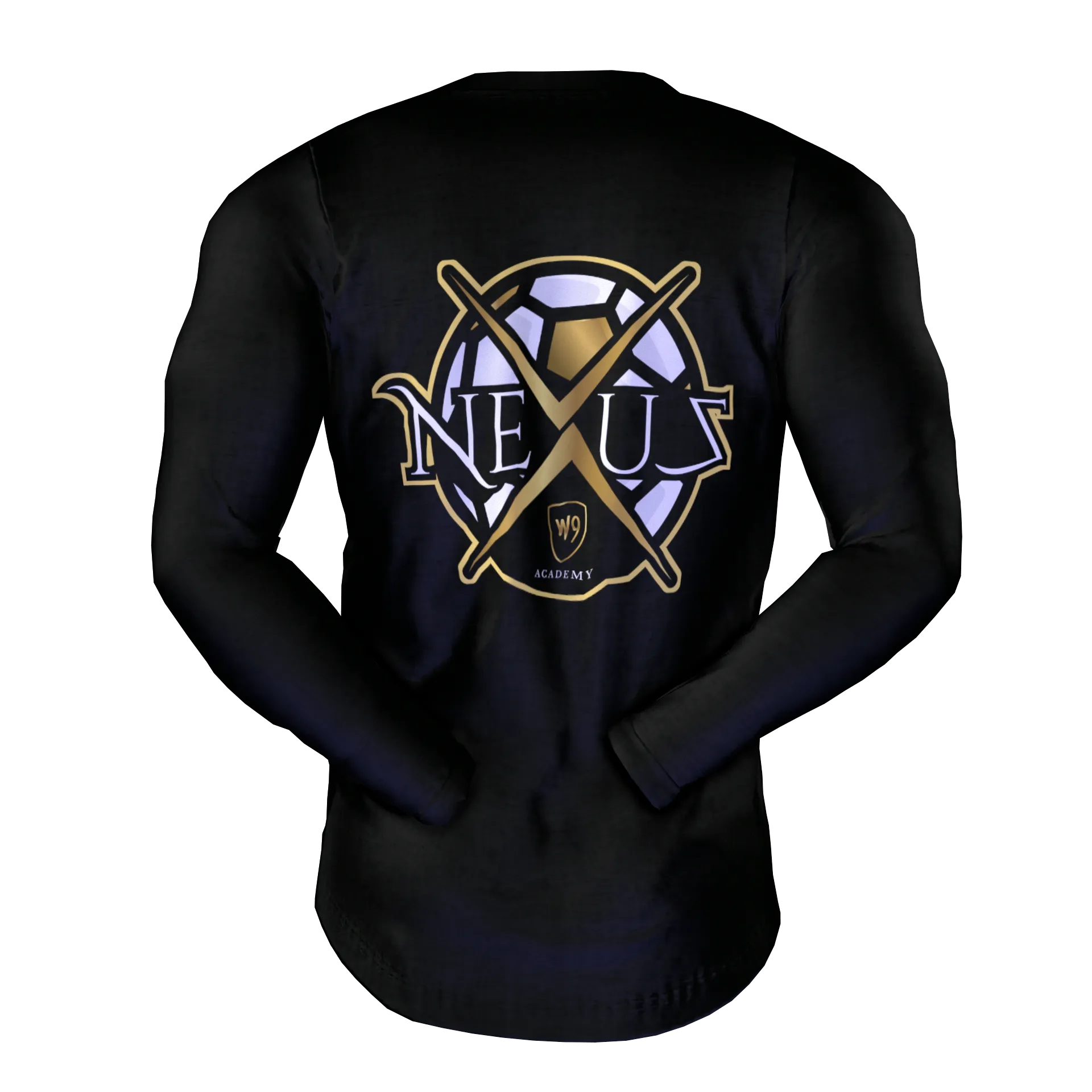 Mens Black Training Jersey LS