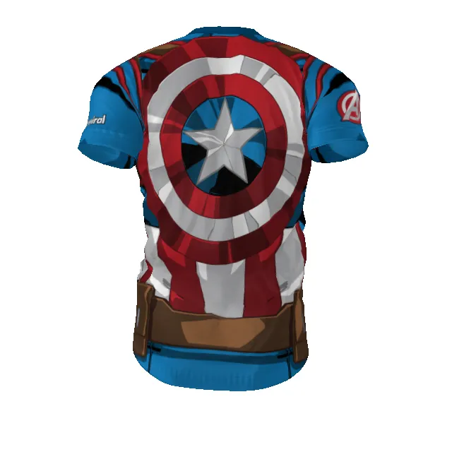 Marvels Captian America Mens Performance shirt